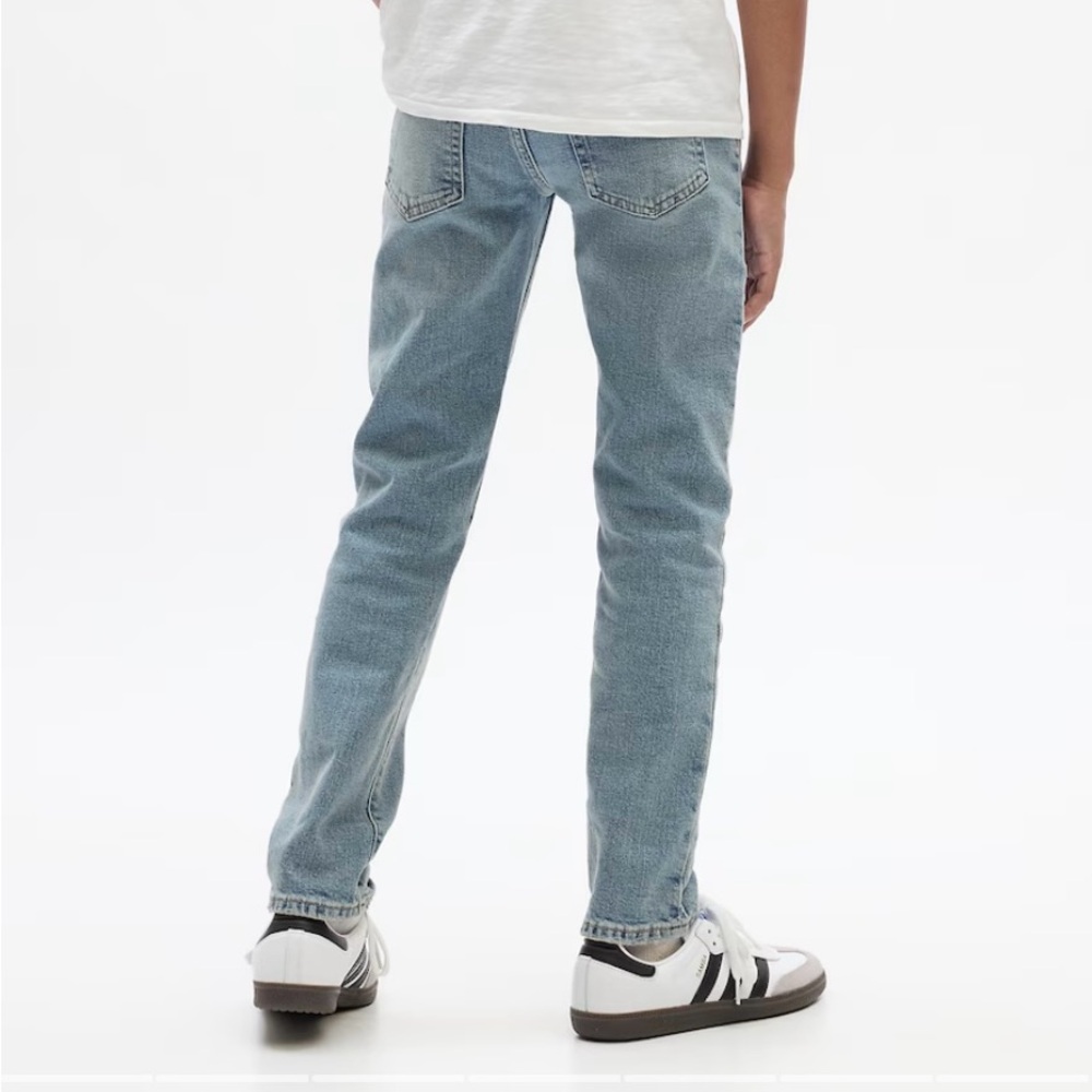 Worn once! Gap kids boy’s slim jeans  size 12 Light Blue Jeans